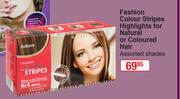Reflections Fashion Colour Stripes Highlights For Natural Or Coloured Hair Assorted Shades