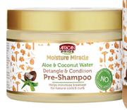 African Pride Moisture Miracle Aloe & Coconut Water Pre Shampoo-340g