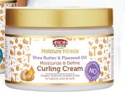 African Pride Moisture Miracle Shea Butter & Flaxseed Oil Curling Cream-340g