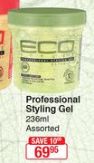 Eco Professional Styling Gel Assorted-236ml