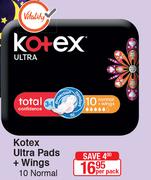 Kotex Ultra Pads + Wings-Per Pack