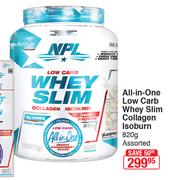 NPL All-In-One Low Carb Whey Slim Collagen Isoburn-820g