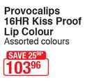 Rimmel Provocalips 16hr Kiss Proof Lip Colour (Assorted Colours)-Each