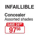 L'Oreal Infaillible Concealer (Assorted Shades)
