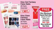 Kiss Glam Fantasy False Nails 28 Nails Assorted-Each