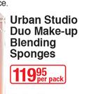 Urban Studio Duo Make-Up Blending Sponges-Per Pack