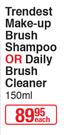 Trendest Make-Up Brush Shampoo Or Daily Brush Cleaner 150ml-Each
