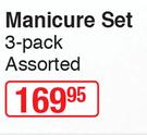 Baylis & Harding Manicure Set Assorted-3 Pack