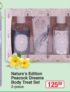 Nature's Edition Peacock Dreams Body Treat Set 3-Piece