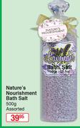 Nature's Nourishment Bath Salt-500g