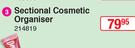 Sectional Cosmetic Organiser 