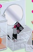 Sectional Cosmetic Organiser With Mirror