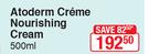 Bioderma Atoderm Creme Nourishing Cream-500ml