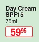 Nature's Nourishment Day Cream SPF15-75ml