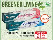 Himalaya Toothpaste-75ml Each