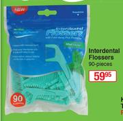 Dentalmate Interdental Flossers-90 Pieces