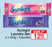 Sunlight Laundry Bar-2 x 200g Each