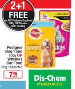 Pedigree Dog Food 100g Or Whiskas Cat Food 85g-Each