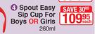 Philips Avent 260ml Spout Easy Sip Cup For Boys Or Girls-Each