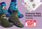 Character Baby Rubber Booties-Each