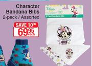 Character Bandana Bibs-2 Packs Each