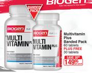 Biogen Multivitamin Plus Banded Pack 60 Tablets Plus Free 30 Tablets-Per Pack
