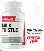 Biogen Milk Thistle 60 Capsules