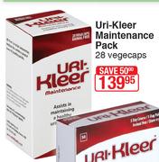 Uri Kleer Maintenance Pack 28 Vegecaps