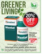 Himalaya Mentat 50 Tablets