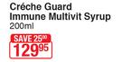 Creche Guard Immune Multivit Syrup-200ml