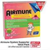 Airmune System Supporter Value Pack-30 Effervescent Tablets