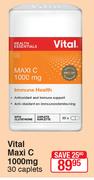 Vital Maxi C 1000mg-30 Caplets