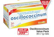 Oscillococcinum Value Pack-30 x 1g Vials