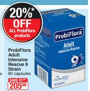 ProbiFlora Adive Rescue 9 Strain 60 Capsules
