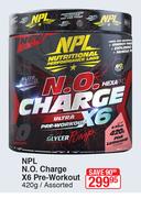 NPL N.O.Charge X6 Pre Workout Assorted-420g