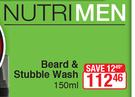 Nutri Men Beard & Stubble Wash-150ml