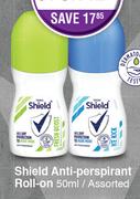 Shield Anti-Perspirant Roll-On-3x50ml