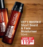L'Oreal BarberClub Moisten It Short Beard & Face Moisturiser-50ml