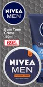 Nivea Men Even Tone Creme-150ml Each