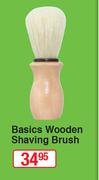 Basics Wooden Shaving Brush