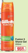 Gillette Fusion 5 Shave Gel-200ml Each