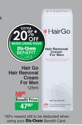Hair Go Hair Removal Cream For Men-125ml