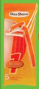Max Shave 1-Blade Disposable Razors-5 Pack