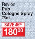 Revlon Pub Cologne Spray-75ml