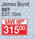 James Bond 007 EDT-75ml