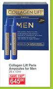 Collagen Lift Paris Ampoules For Men-28x10ml
