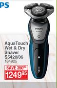 Philips Aqua Touch Wet & Dry Shaver S5420/06