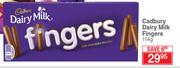 Cadbury Dairy Milk Fingers-114g