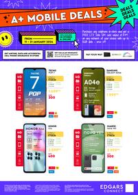 Edgars Connect : A+ Mobile Deals (11 January - 21 January 2024)