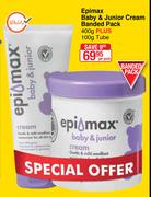 Epimax Baby & Junior Cream Banded Pack-400g Plus 100g Tube-Per Pack